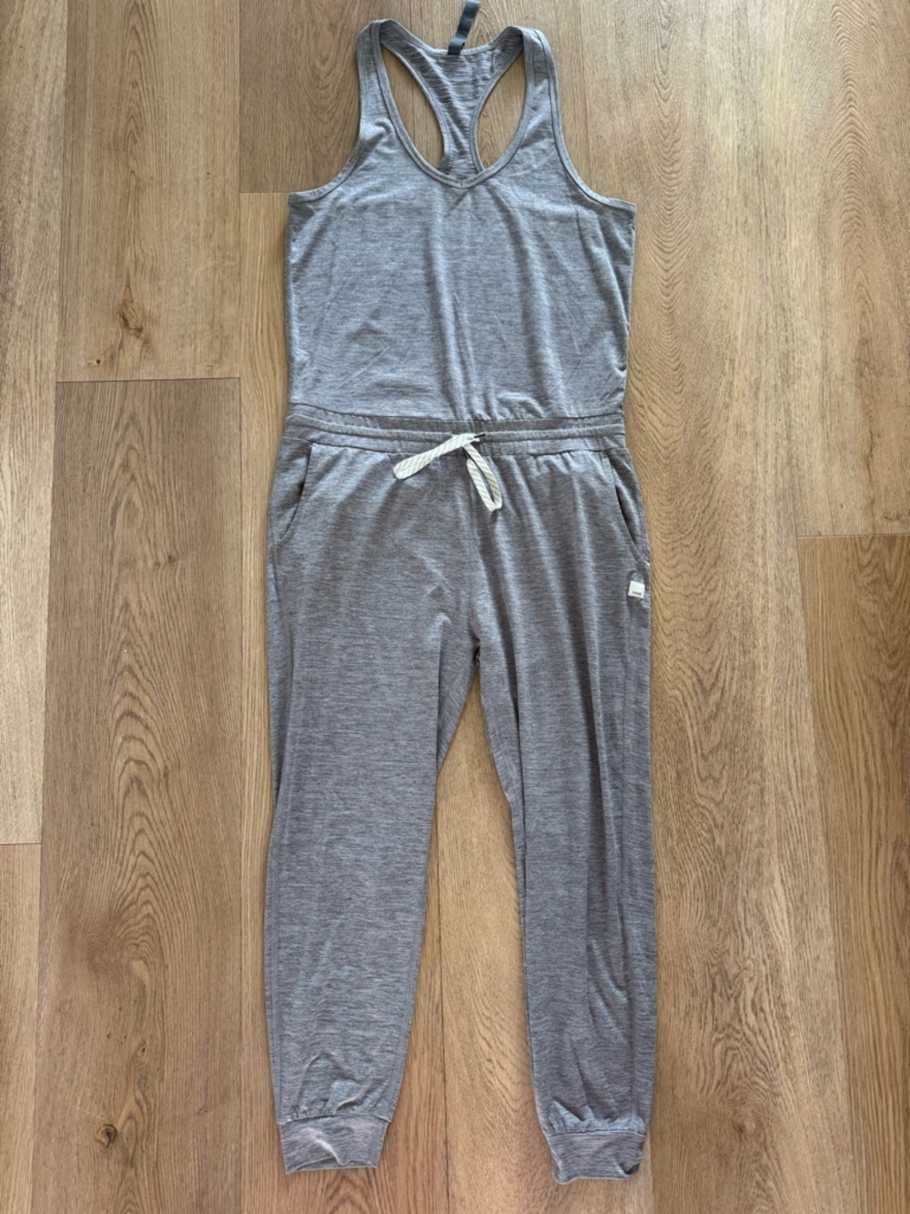Vuori Lux Jumpsuit Gray Medium Racerback